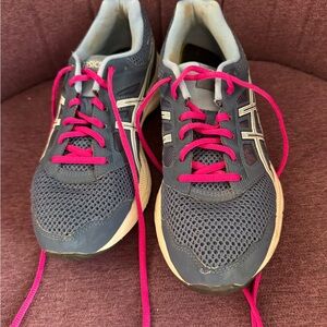 Asics Gel Contend 5 Running Shoe Women’s Size 7.5 Blue/Pink